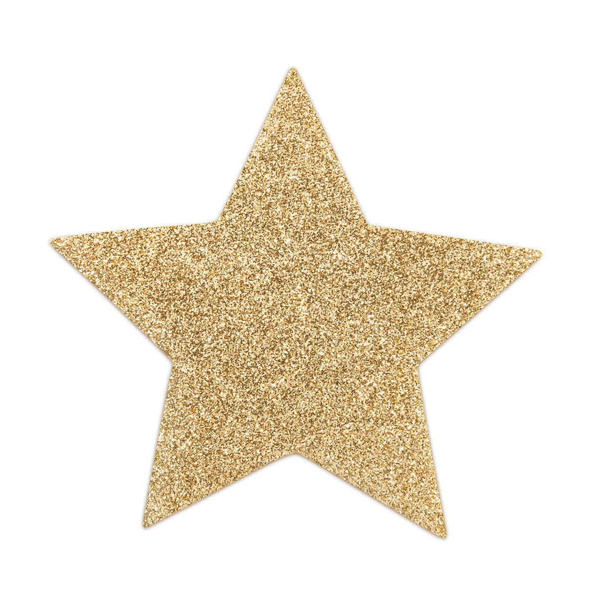 Flash Black Glitter Star Nipple Pasties