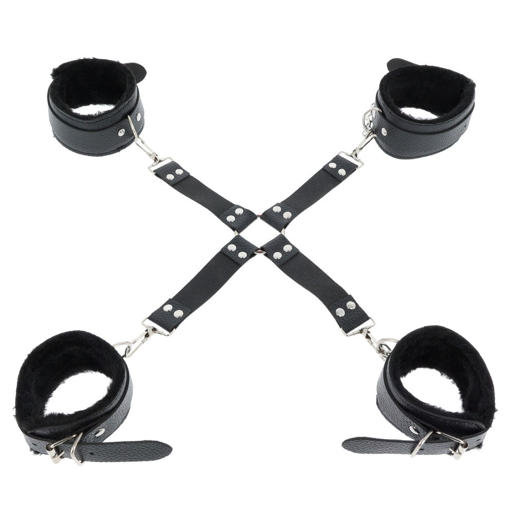 8 Piece Bondage Kit Black