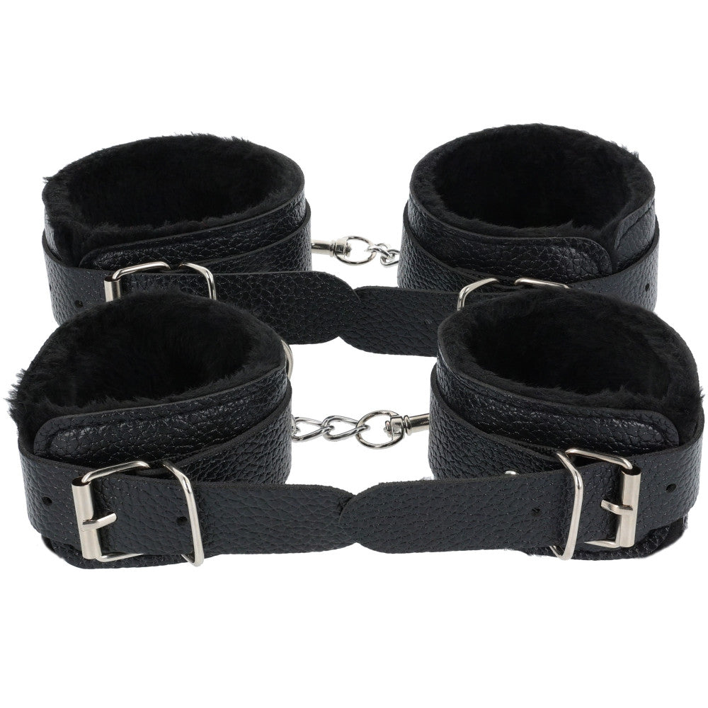 8 Piece Bondage Set Top Bondage Kit Black