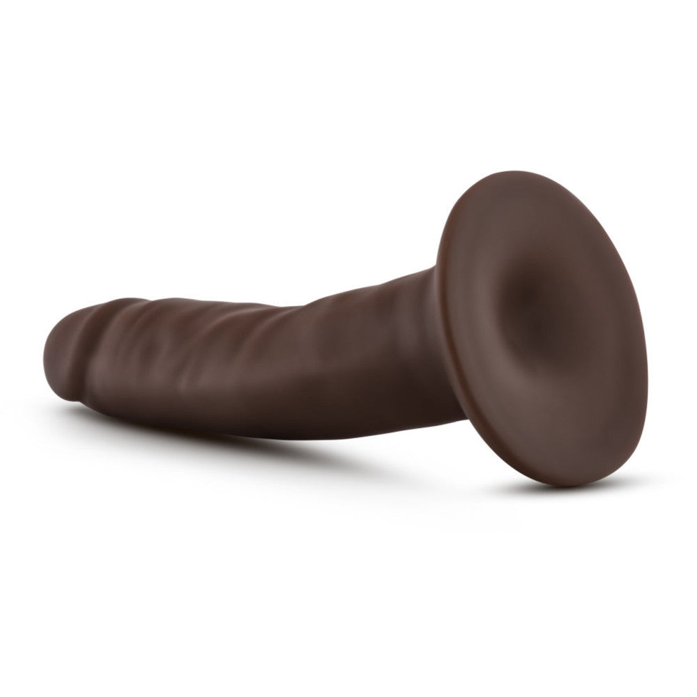 A small realistic dildo Dr. Skin 5.5" chocolate