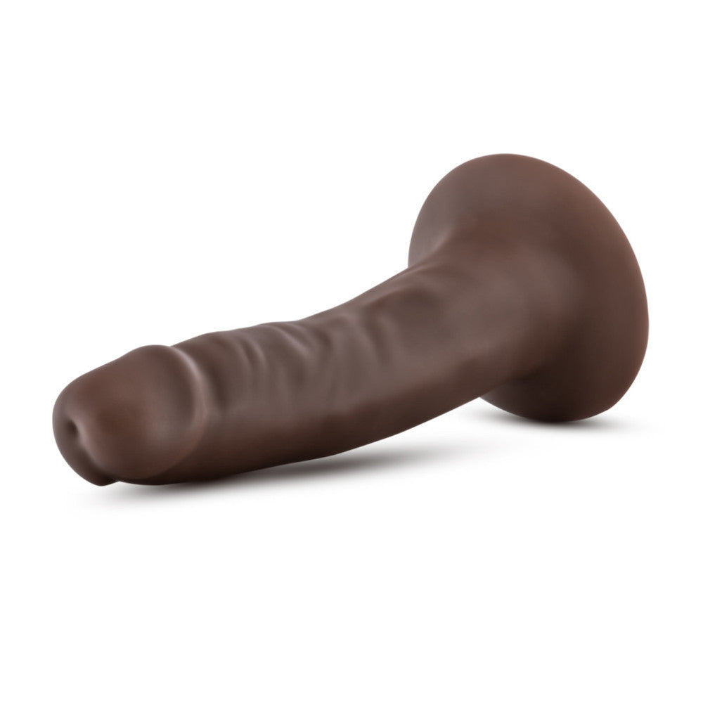 A small realistic dildo Dr. Skin 5.5" chocolate