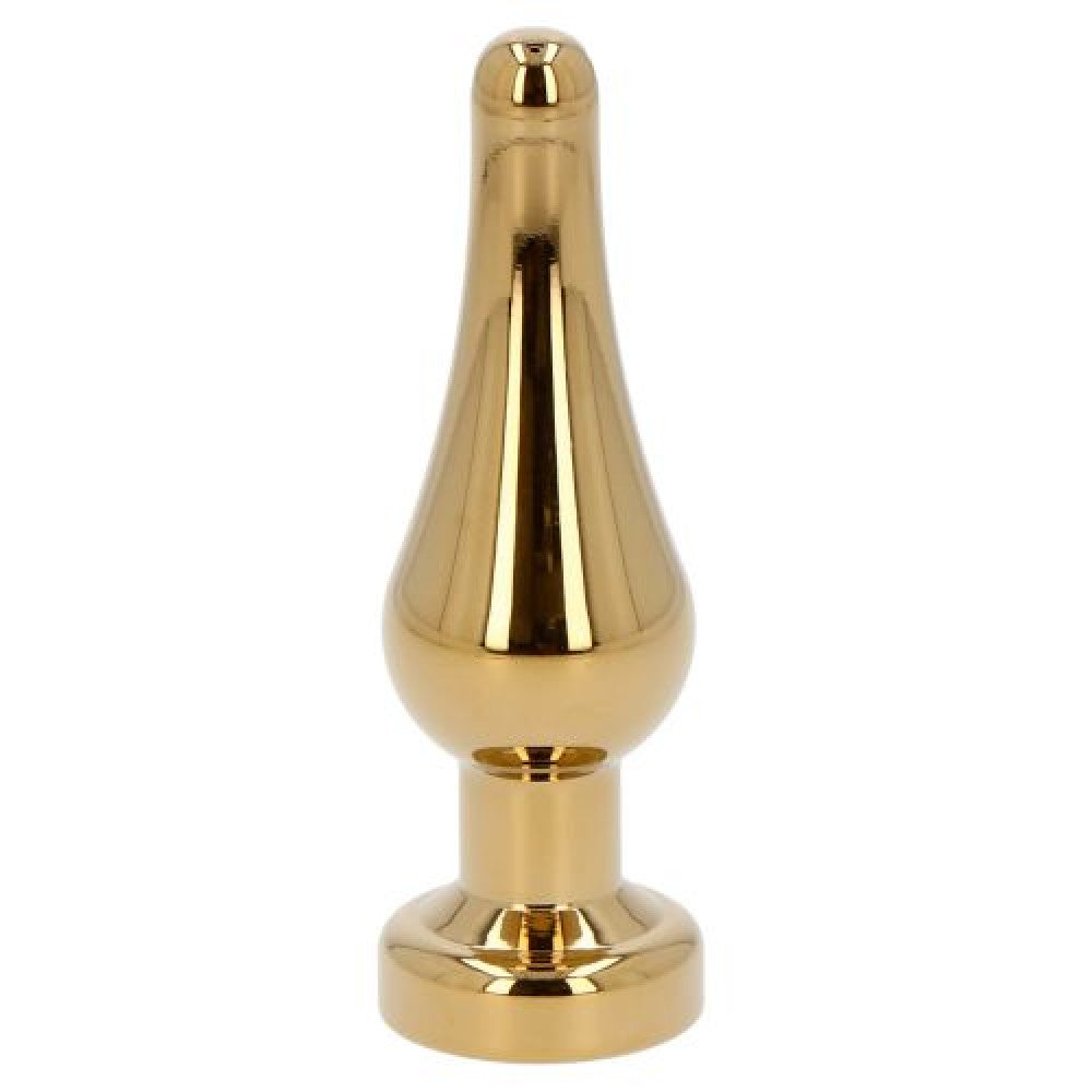 Ace Of Spades Crystal Metal Butt Plug Gold