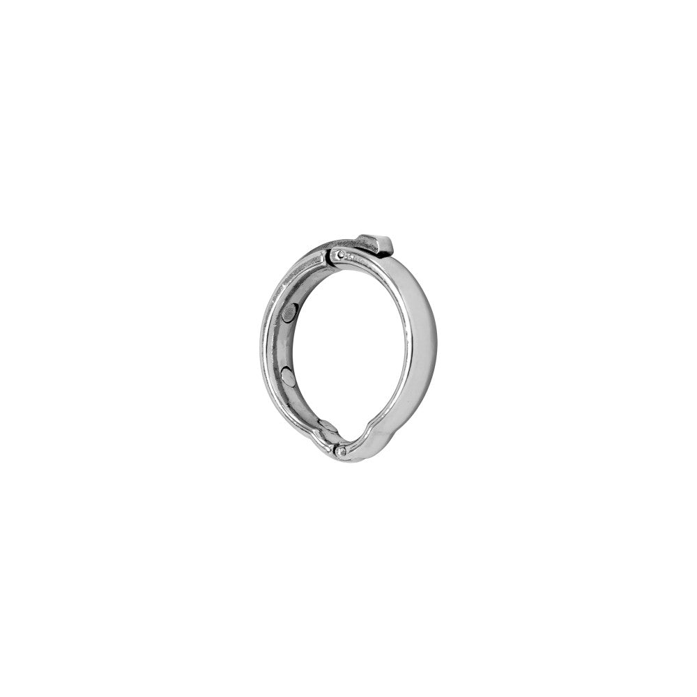 Adjustable Locked Cuff steel cock ring 30 to 35 mm