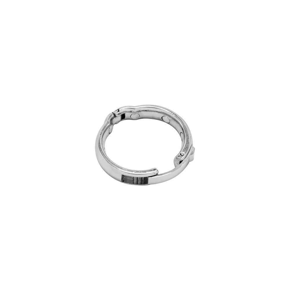 Adjustable Locked Cuff steel cock ring 30 to 35 mm