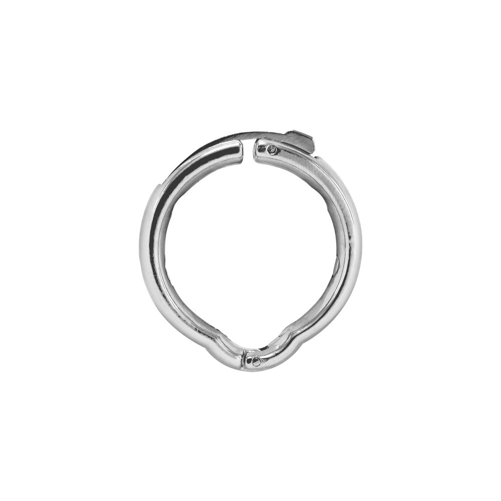 Adjustable Locked Cuff steel cock ring 30 to 35 mm