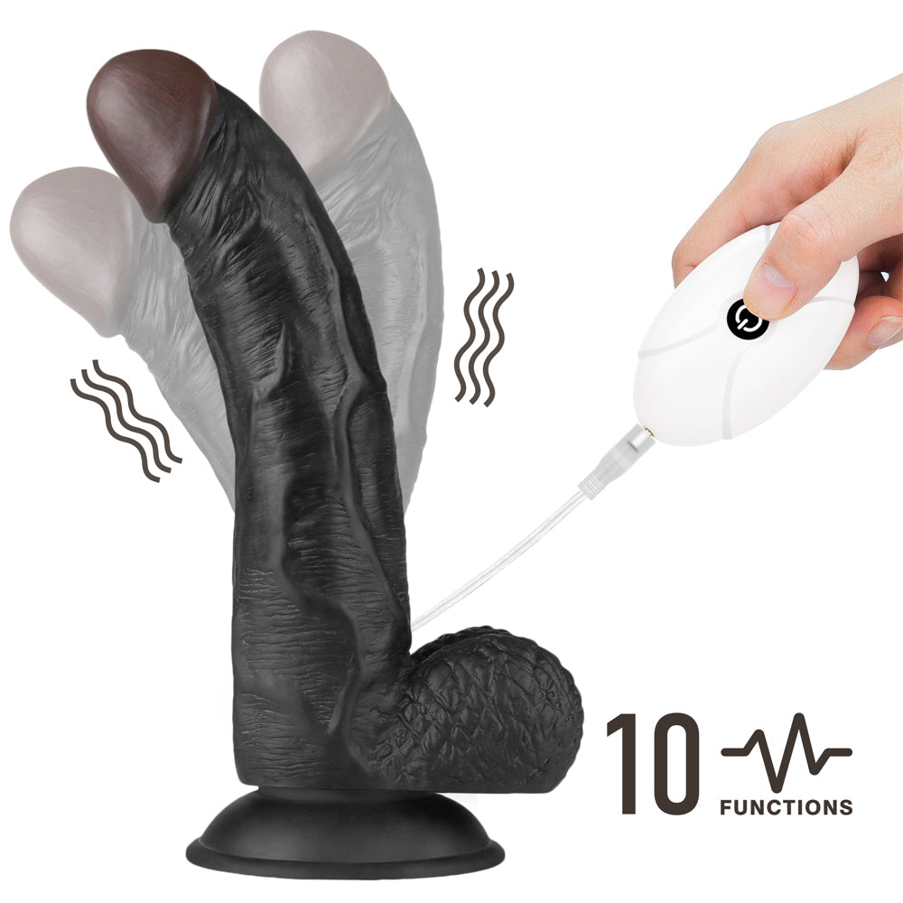 Adjustable Strapon With Vibrating Dildo Ingen Easy Strapon Set 8.5"