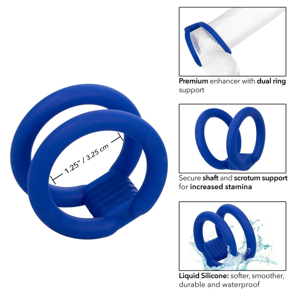 Admiral Dual Cock Cage silicone cock ring