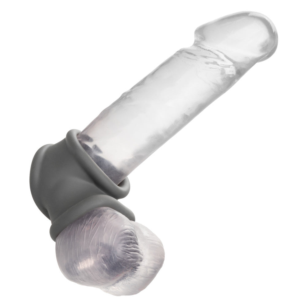 Alpha silicone penis and testicle clamp