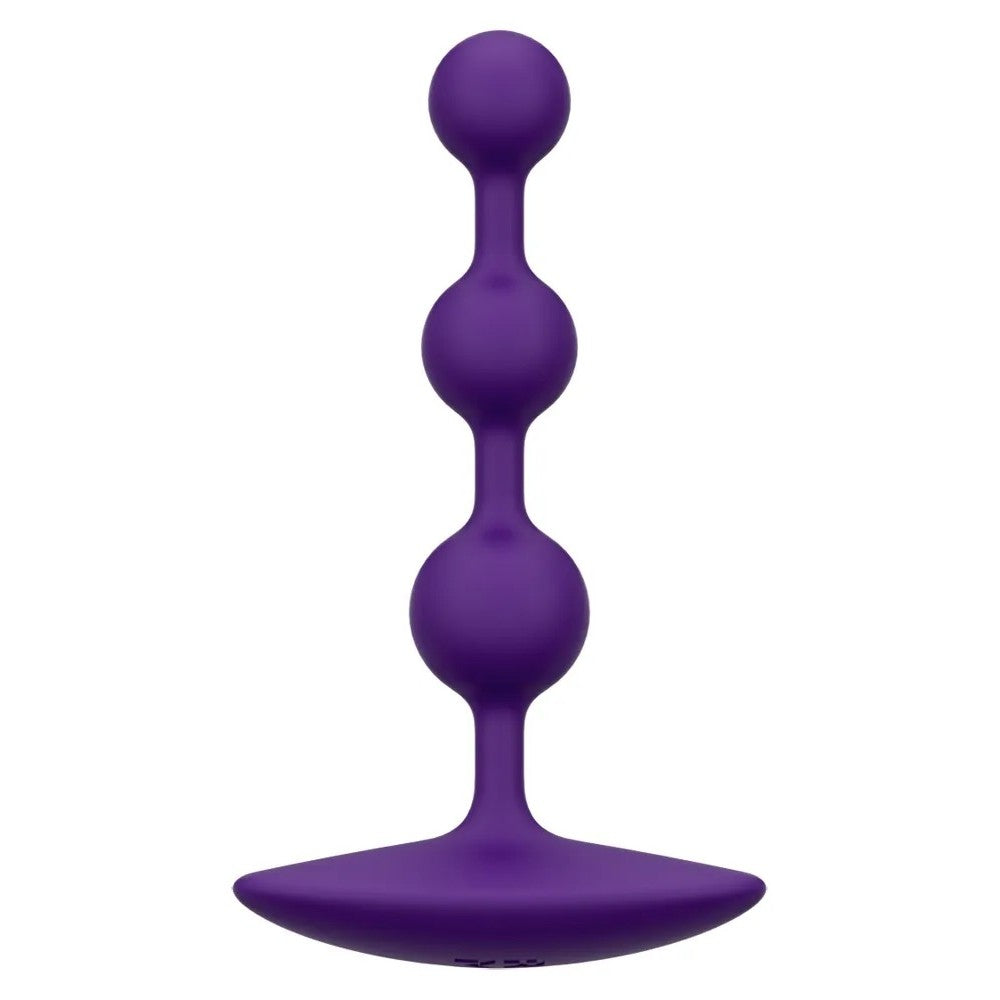 Amp purple silicone anal beads