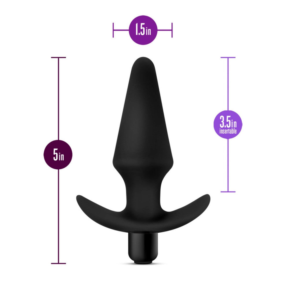 Anal Adventures Silicone Vibrating Anal Dilator