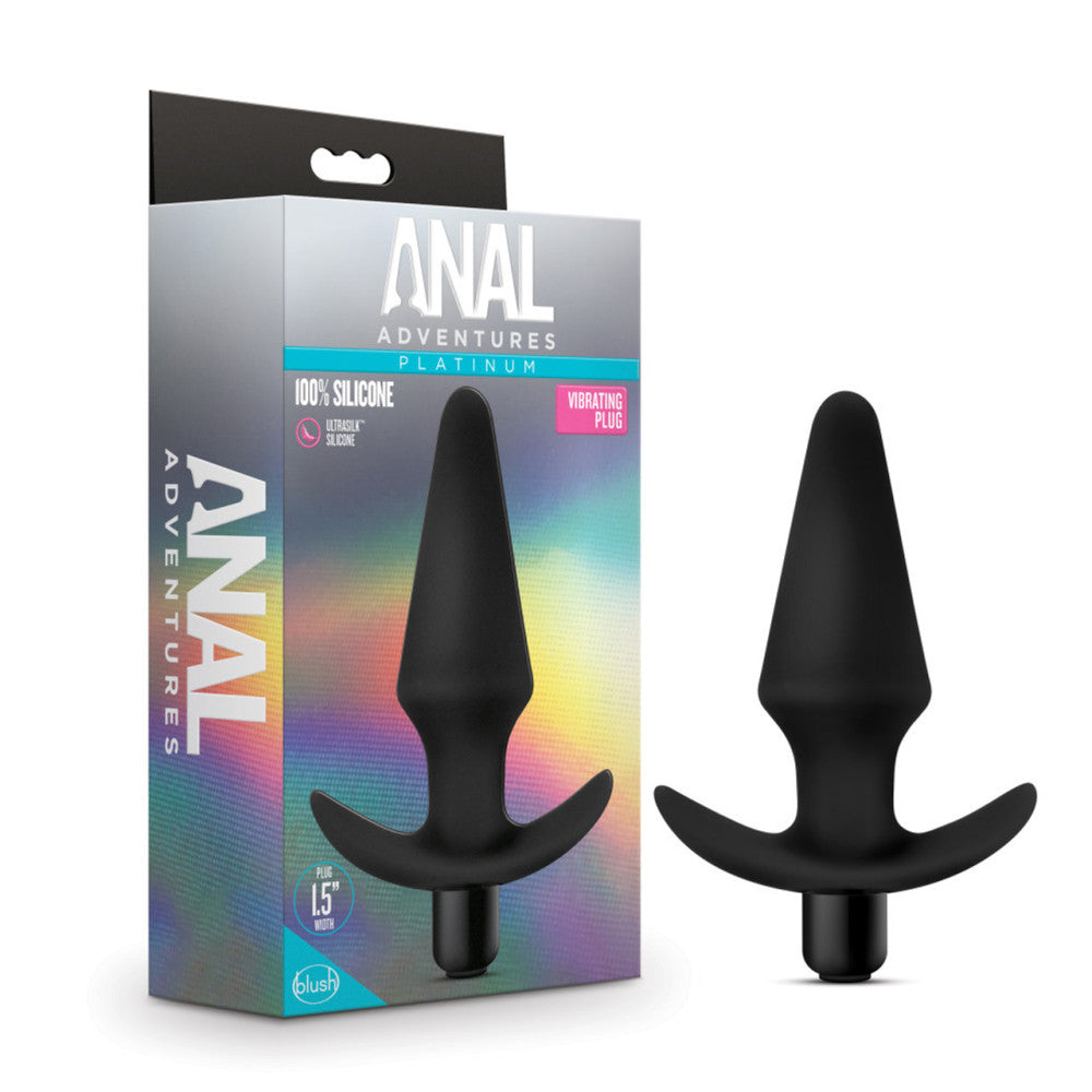 Anal Adventures Silicone Vibrating Anal Dilator