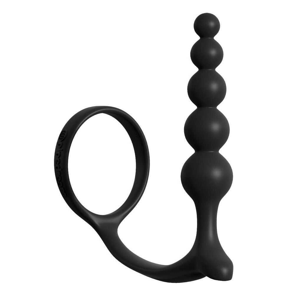 Anal Fantasy Anal Rosary Silicone Testicle Clamp