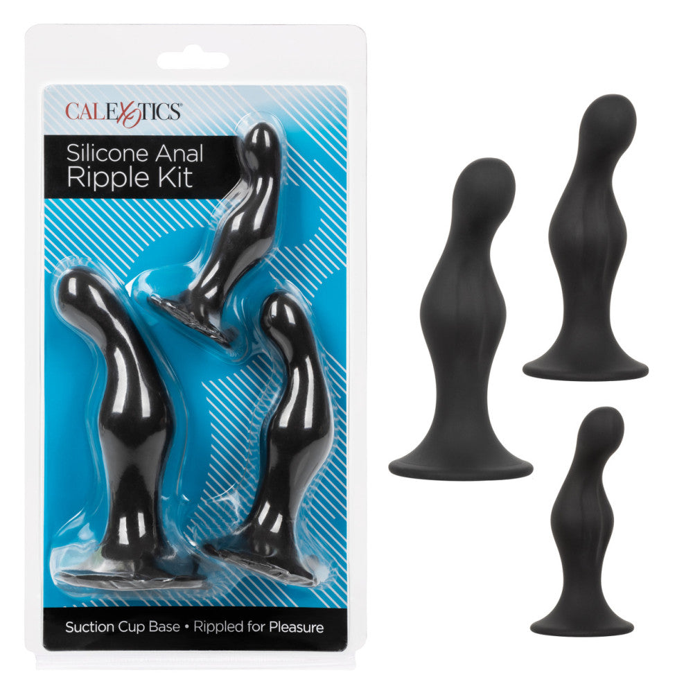 Anal Ripple Kit Silicone Anal Stimulators Set of 3 pcs