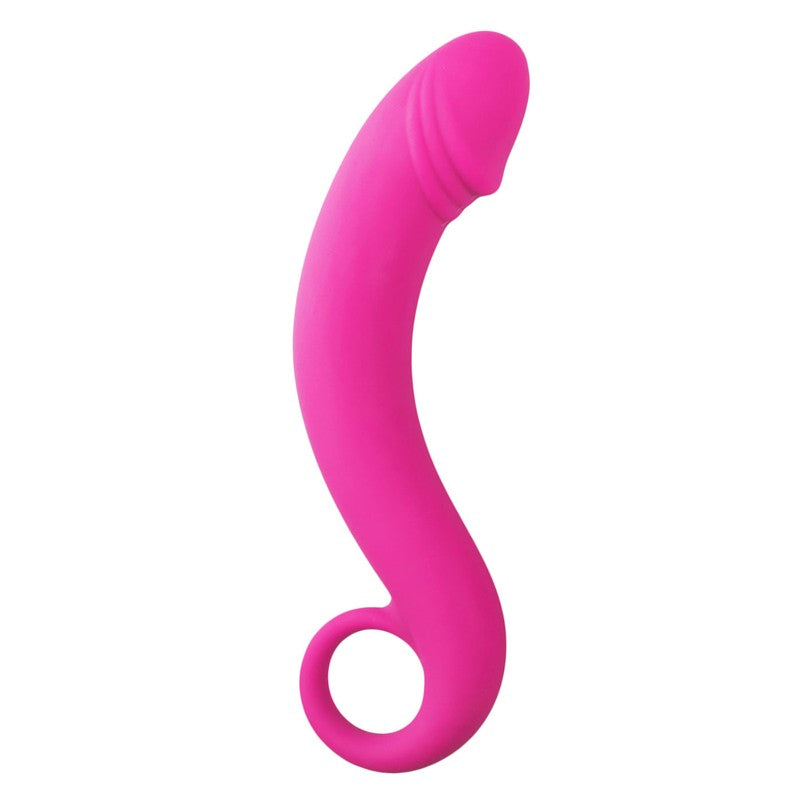 Anal dildo Curved Dong pink