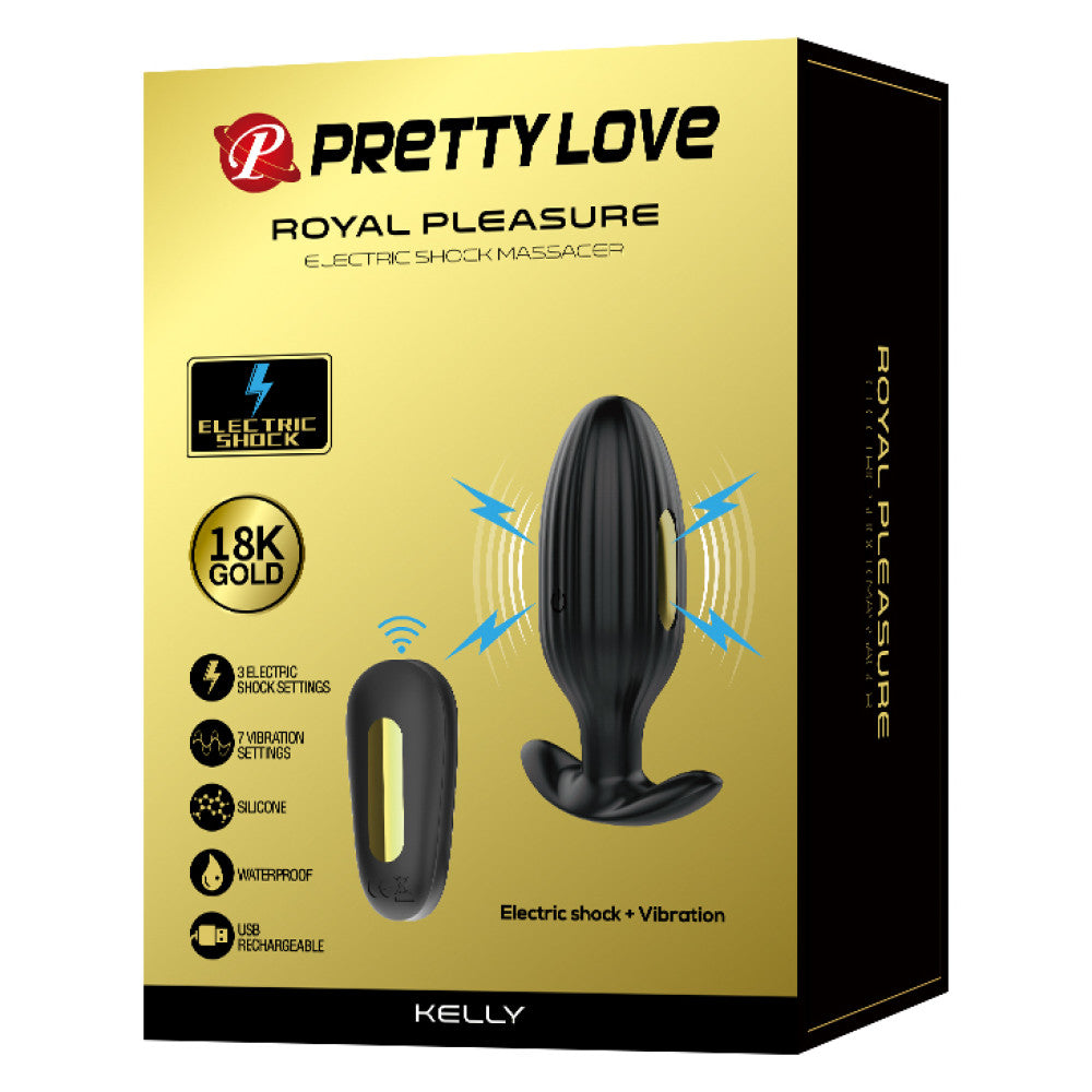 Anal stimulator with remote and electrostimulation Pretty Love Kelly