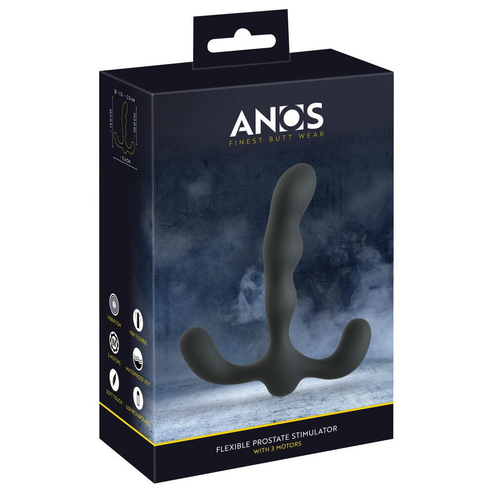 Anos Silicone Vibrating Prostate Stimulator Rechargeable