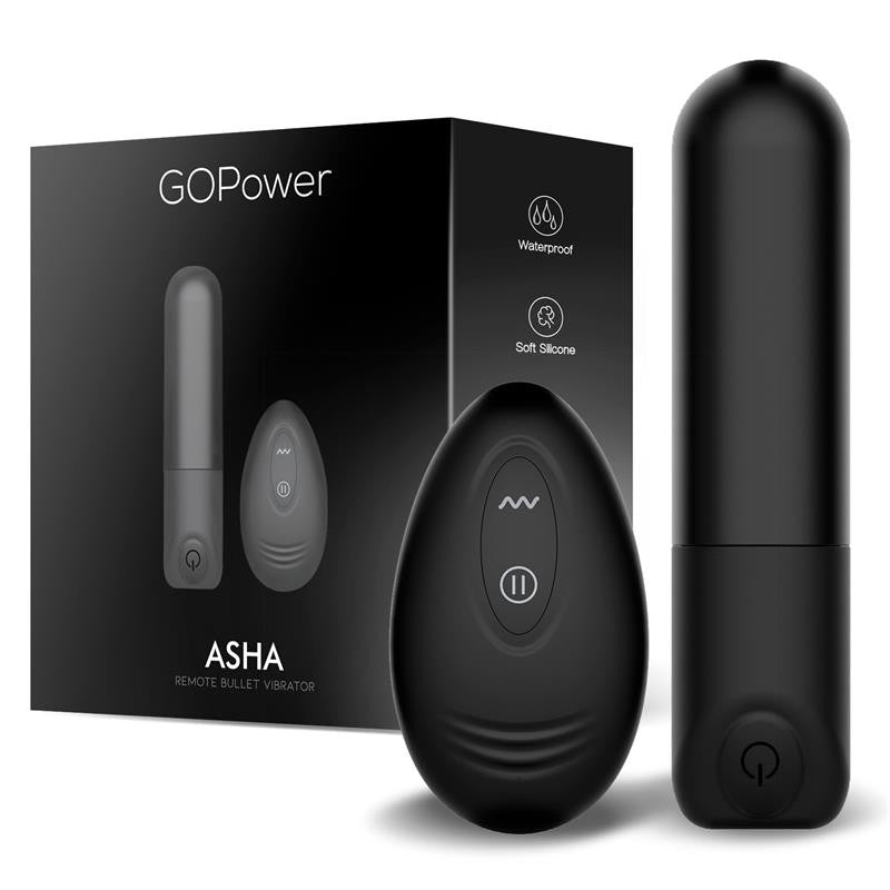 Asha Rechargeable Bullet Vibrator with Remote Control