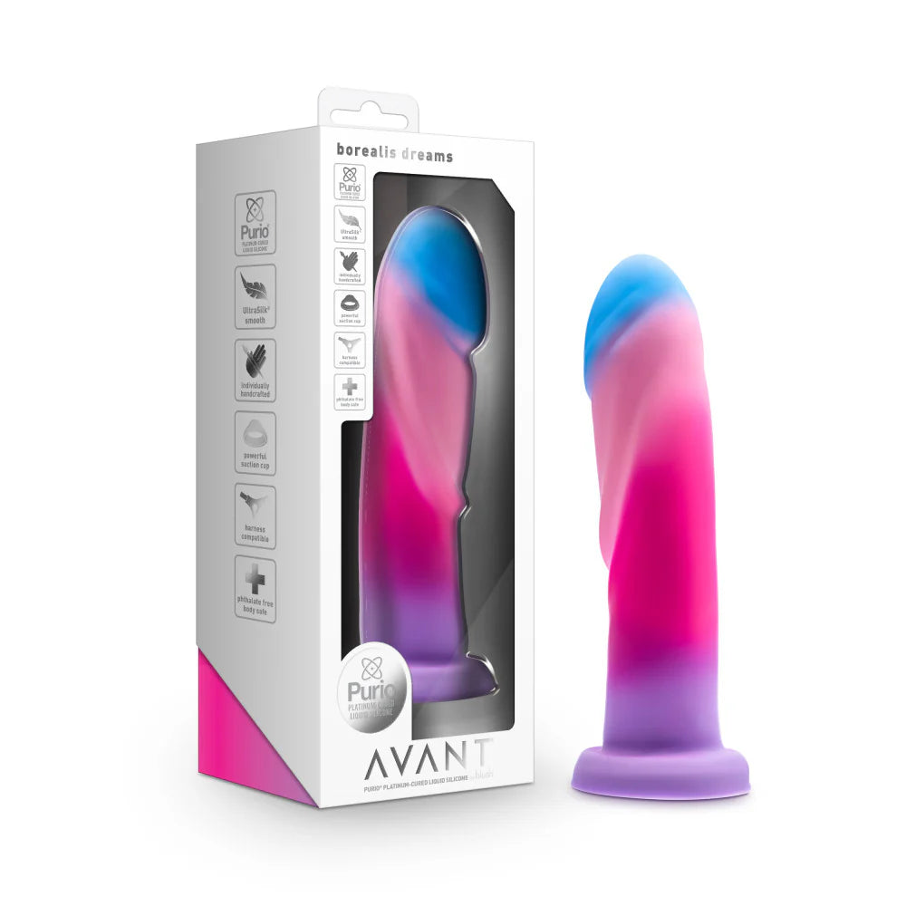 Avant Borealis Dreams Multicolour Silicone Dildo