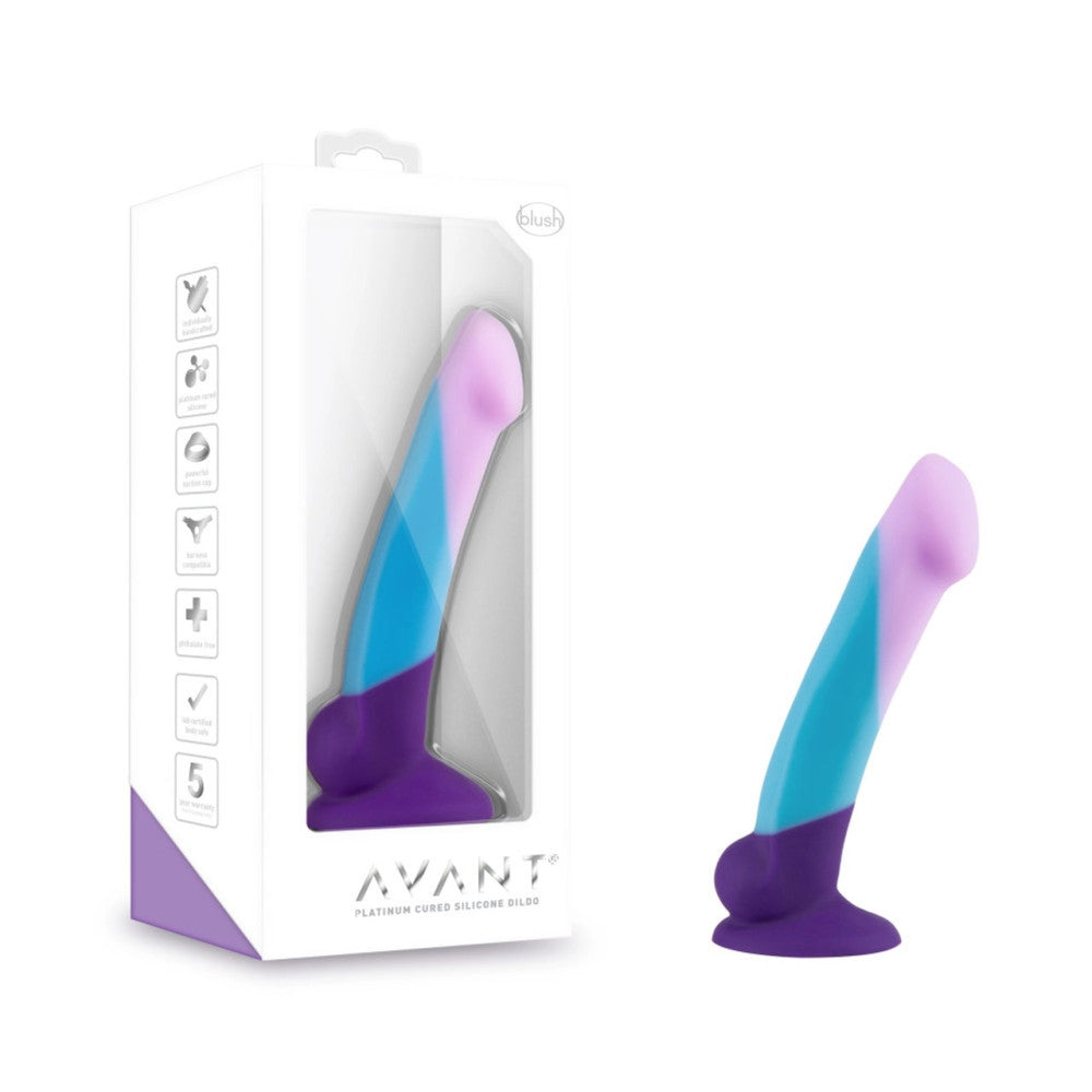 Avant D16 three-colour luxury two-layer silicone dildo