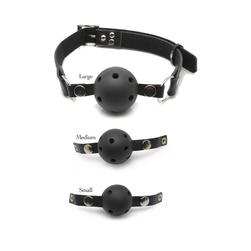 BDSM Ball for mouth (3 sizes) Ball Gag Training