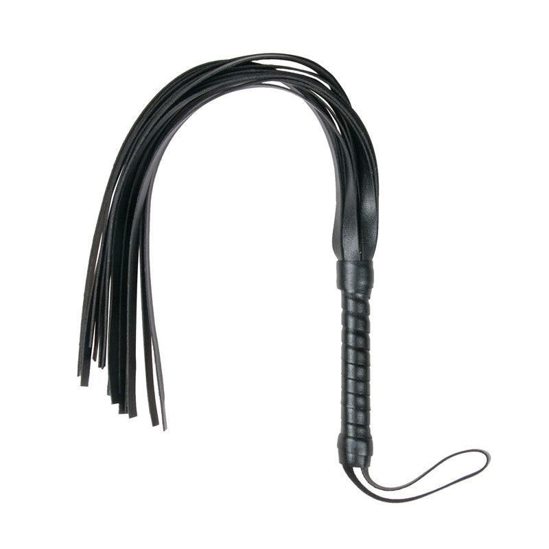 BDSM Flogger Whip Riding Whip Black