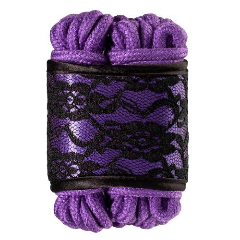 BDSM Lace Mask & 2 Ropes Sex Extra Purple