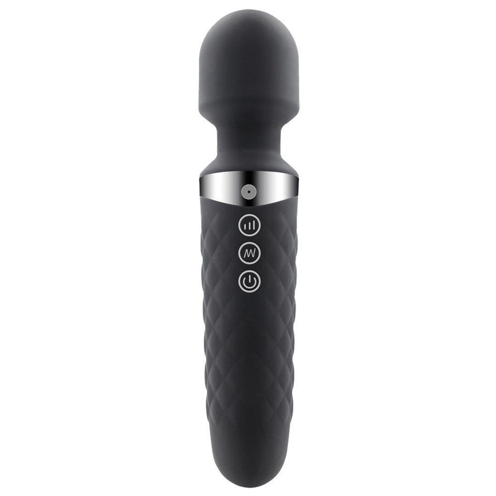 Be Wanded Powerful Silicone Massager Black