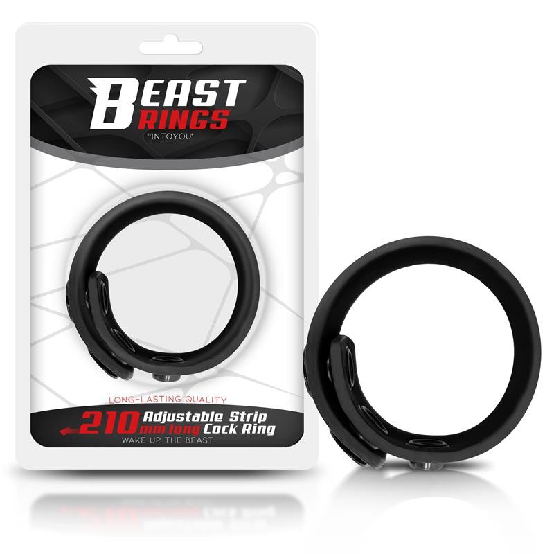 Beast Rings 210 mm silicone adjustable penis clamp.