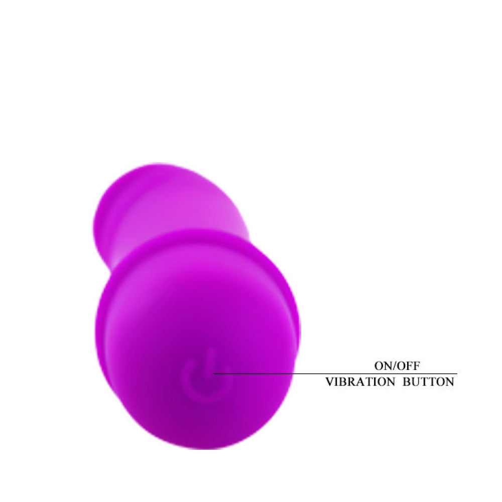Beck Small Silicone Purple Vibrator