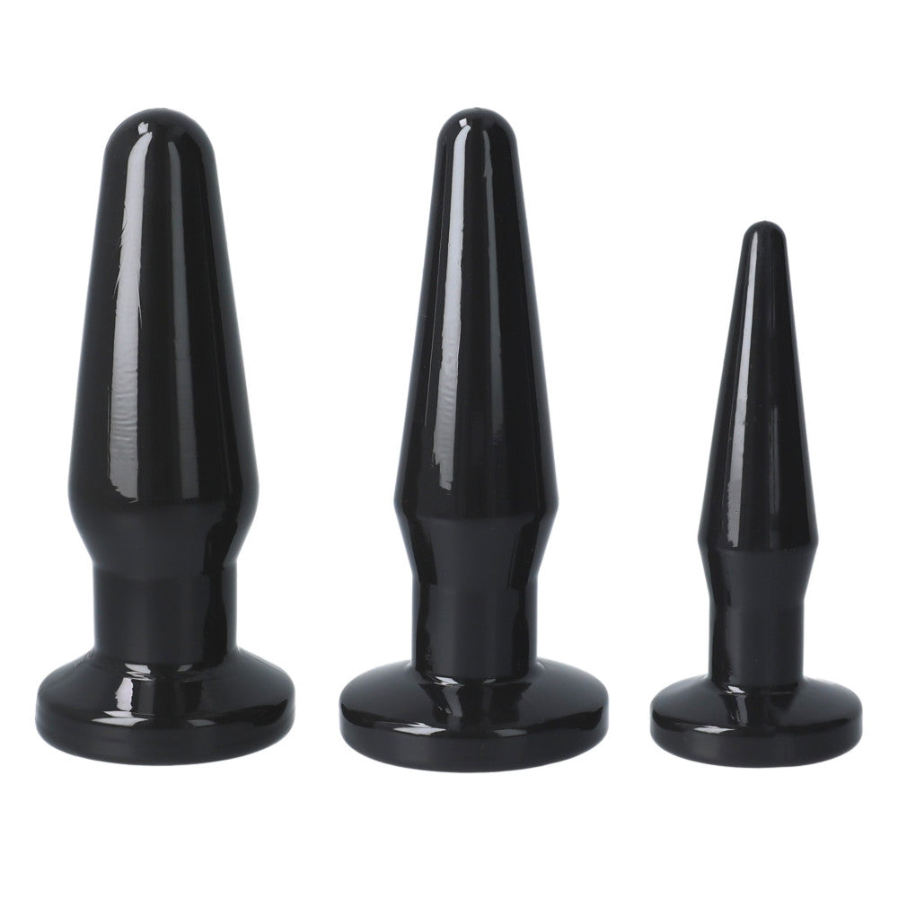 Best Butt Buddies Butt Plug set 3 pcs. black