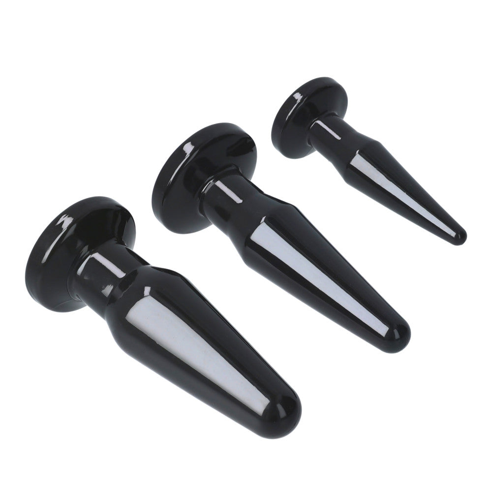 Best Butt Buddies Butt Plug set 3 pcs. black