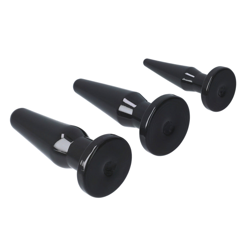 Best Butt Buddies Butt Plug set 3 pcs. black