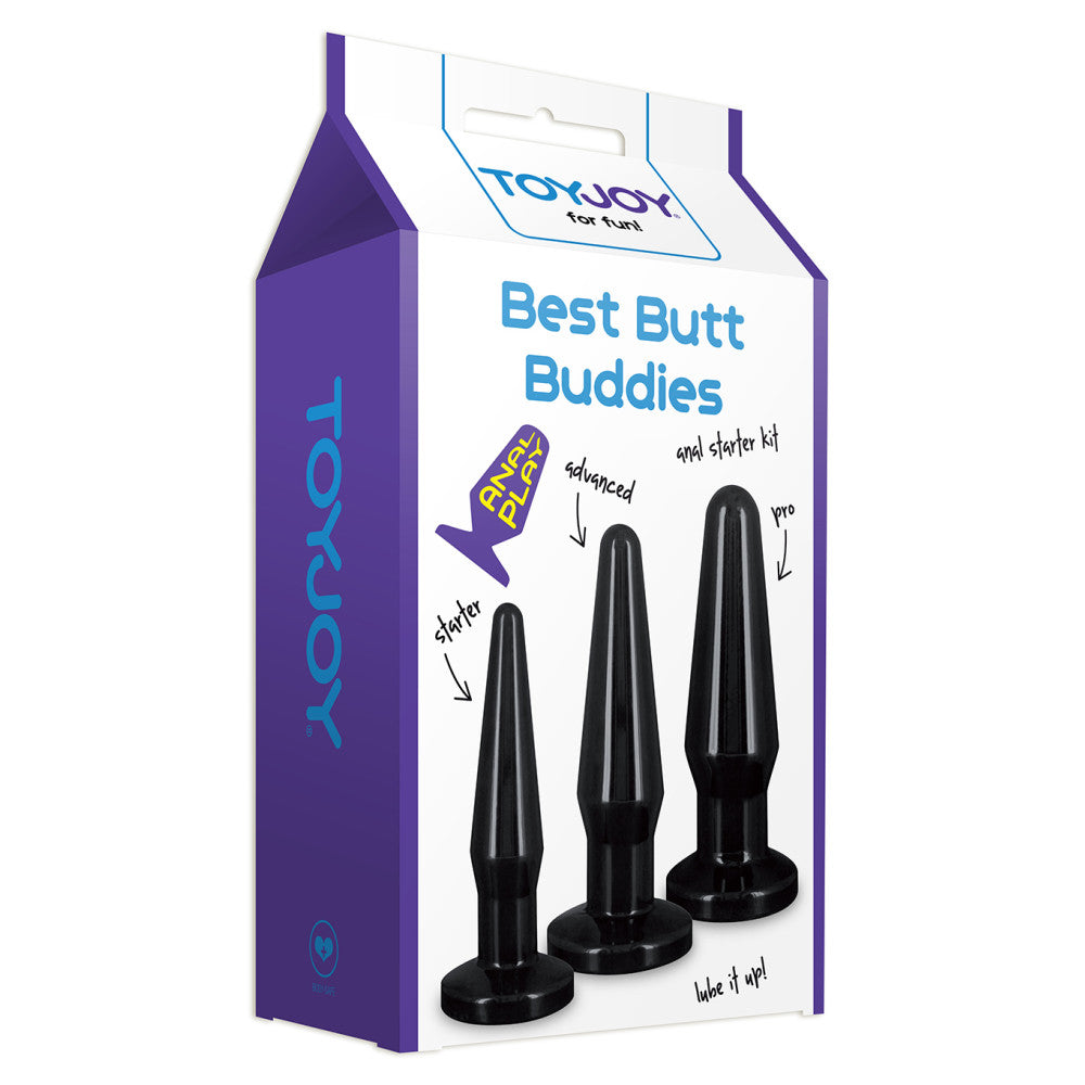 Best Butt Buddies Butt Plug set 3 pcs. black