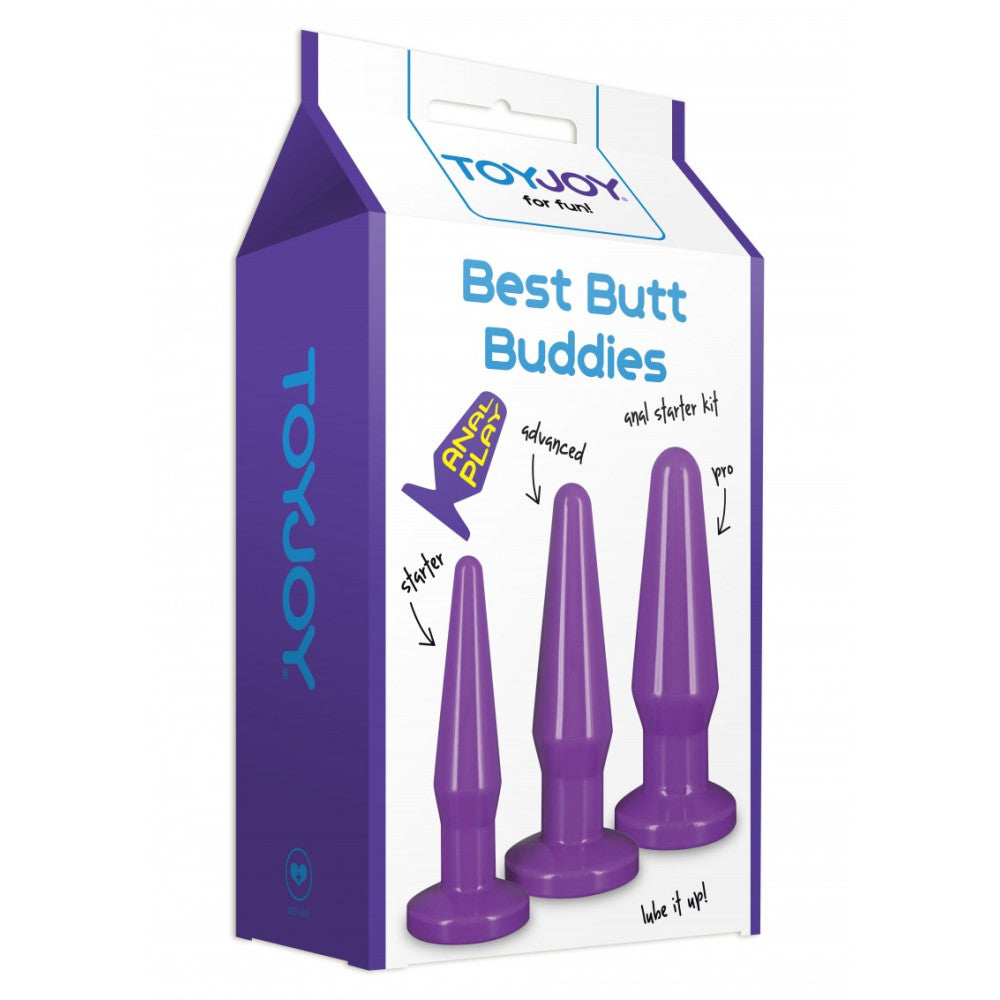 Best Butt Buddies anal dilator set 3 pcs. purple