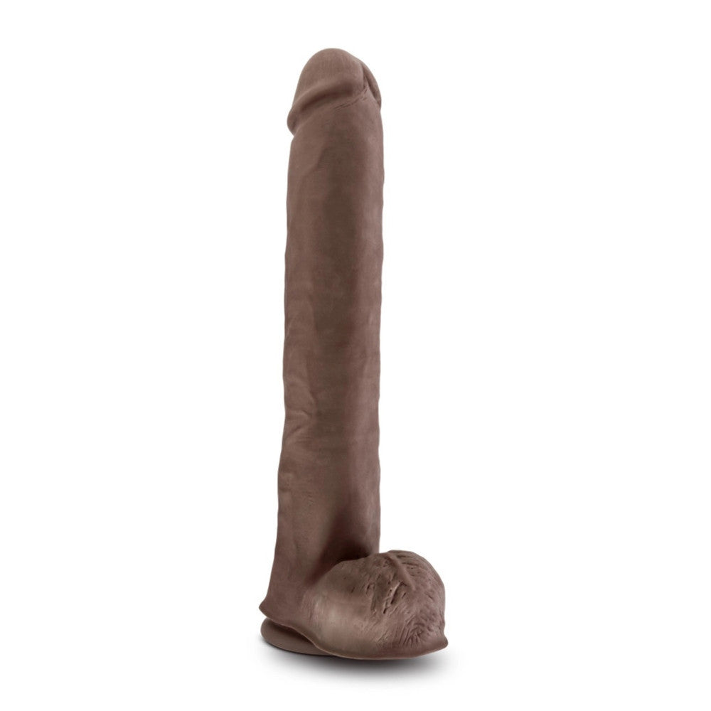 Big Double Layer Cyber Skin Daddy Brown Dildo