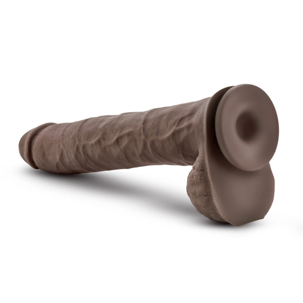 Big Double Layer Cyber Skin Daddy Brown Dildo