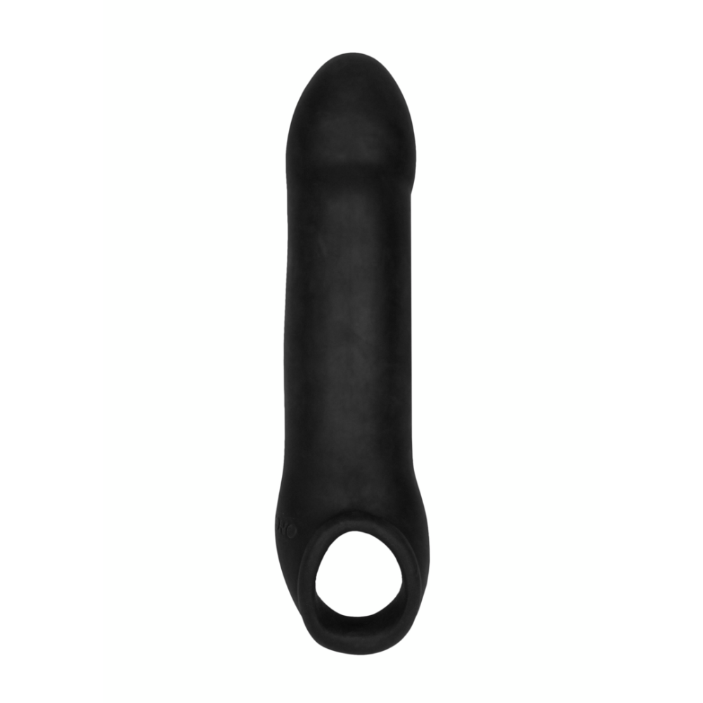 Big Realistic Cyber Skin Penis Extender Sono N17 Black