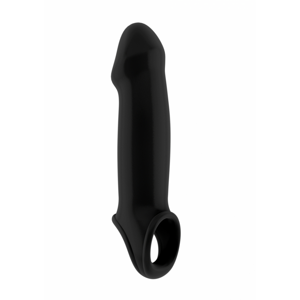 Big Realistic Cyber Skin Penis Extender Sono N17 Black