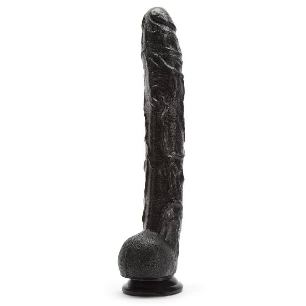 Big realistic dildo Dick Rambone black 34 cm