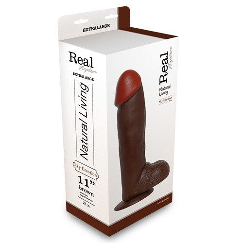 Big realistic dildo Sky Emotion 11 dark