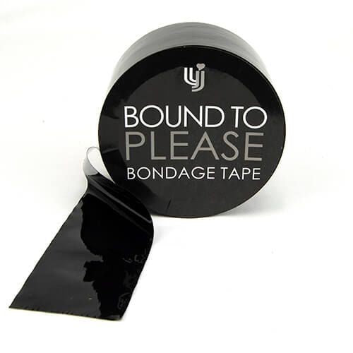 Binding tape Bound to Please 20m. BDSM black