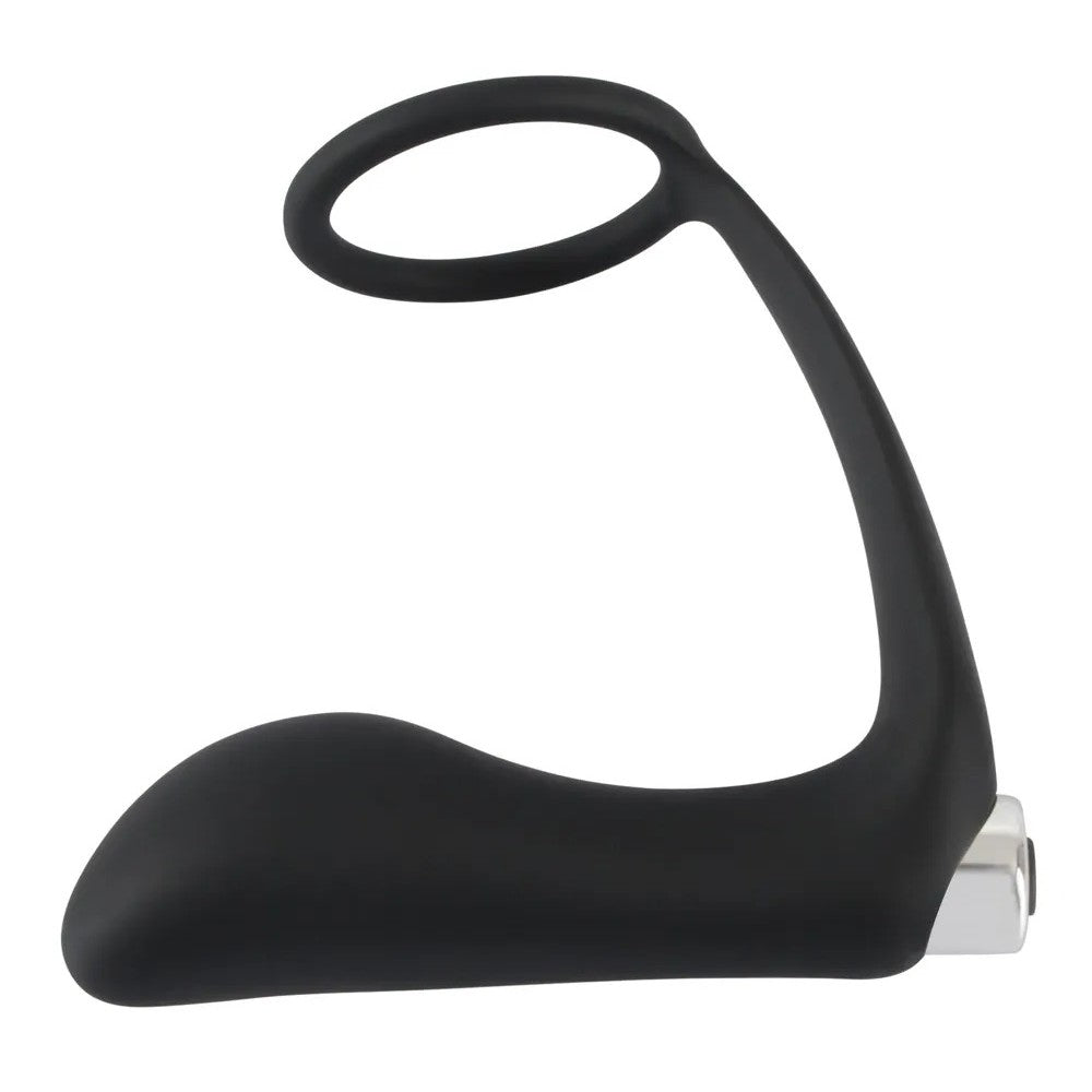 Black Velvets Vibrating Prostate Stimulator with Cock Ring