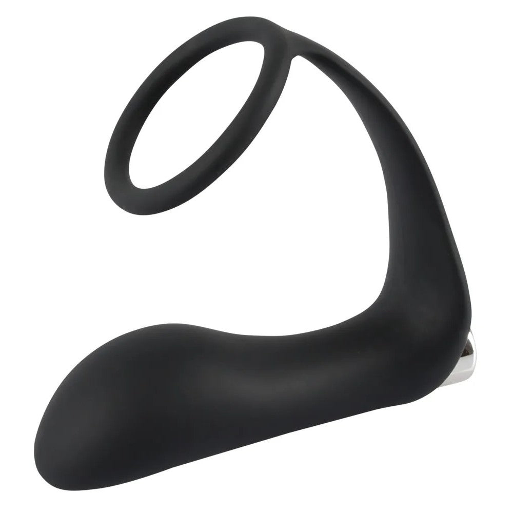 Black Velvets Vibrating Prostate Stimulator with Cock Ring