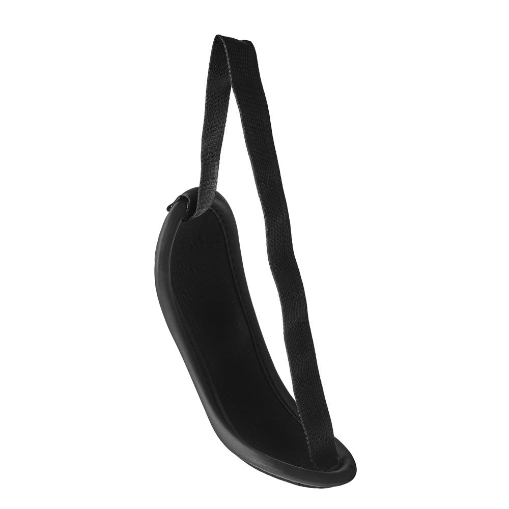 Blaze Diamond black eco leather luxury eye mask