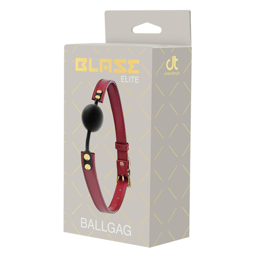 Blaze Elite silicone ball gag red