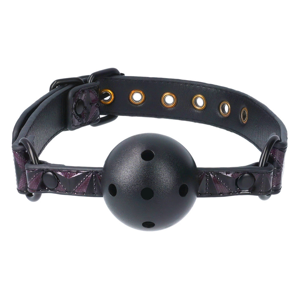 Blaze Purple Deluxe Breathing Mouth Ball Gag