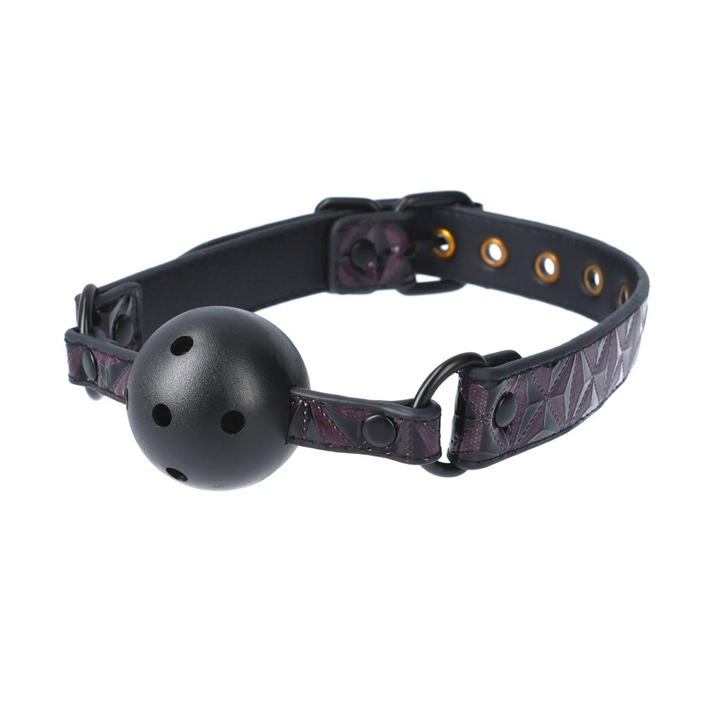 Blaze Purple Deluxe Breathing Mouth Ball Gag