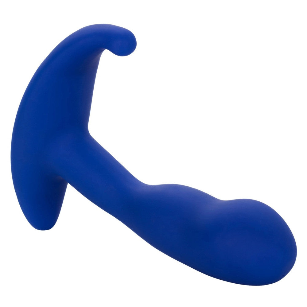 Blue silicone vibrating prostate massager