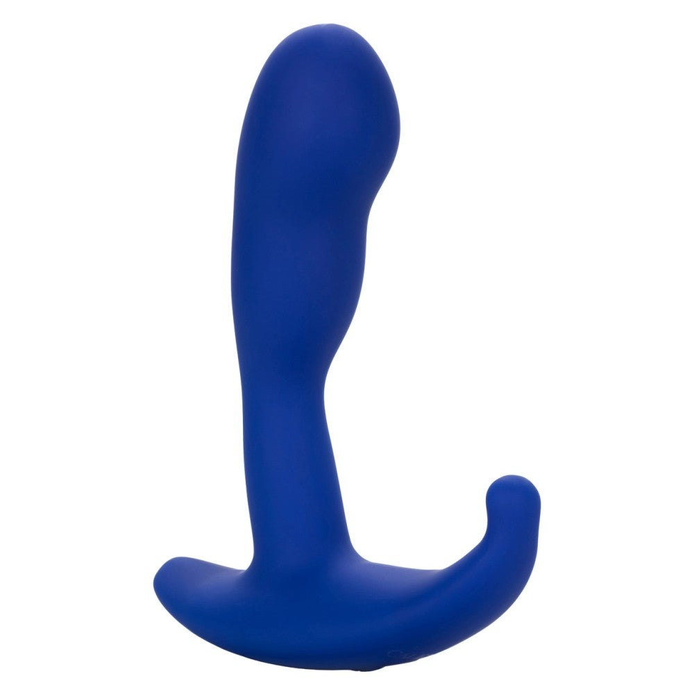 Blue silicone vibrating prostate massager