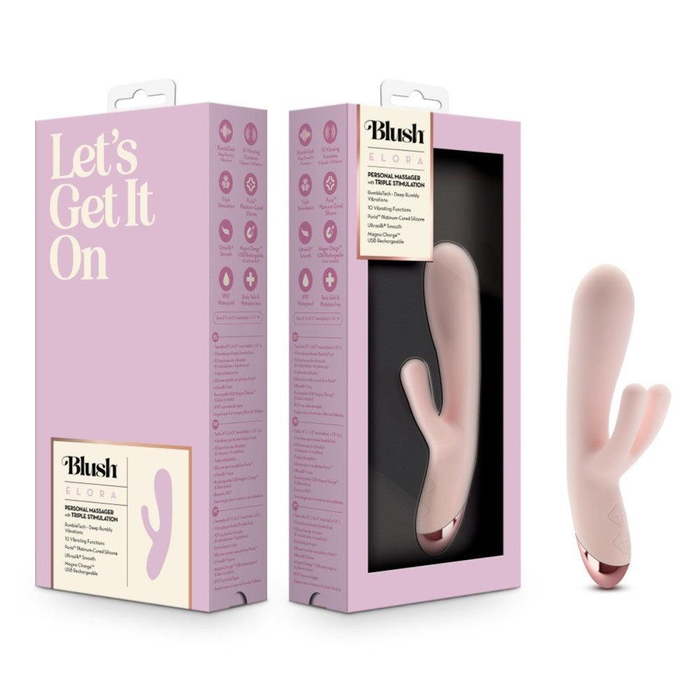 Blush Elora silicone rabbit vibrator
